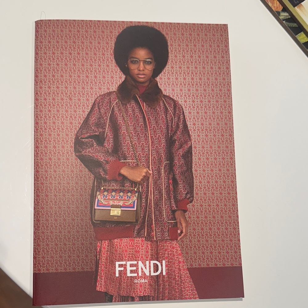 Fendi Burgundy Textured Ensemble lookbook